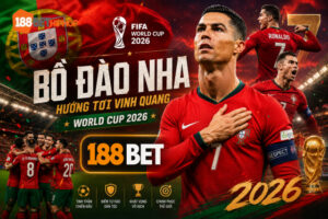 Cùng chuyên gia 188BET SANTAGERTRUDIS dự đoán Bồ Đào Nha World Cup 2026 có cơ hội win không